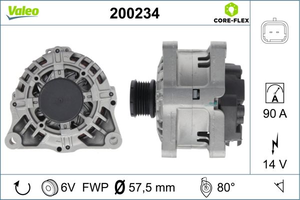 200234 VALEO Генератор