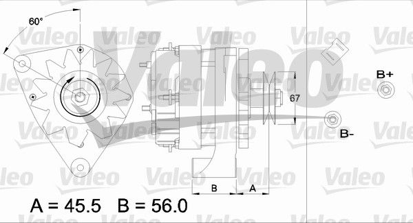 433440 VALEO Генератор