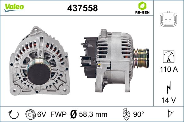 437558 VALEO Генератор