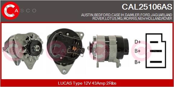 CAL25106AS CASCO Генератор