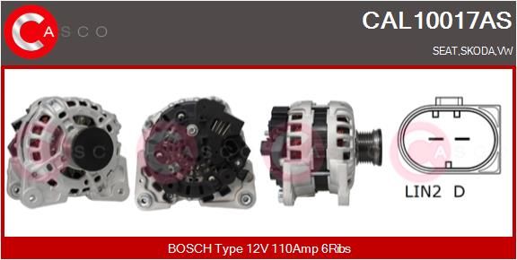 CAL10017AS CASCO Генератор