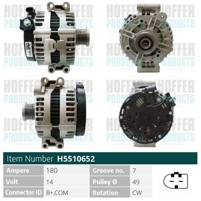 H5510652 HOFFER Генератор