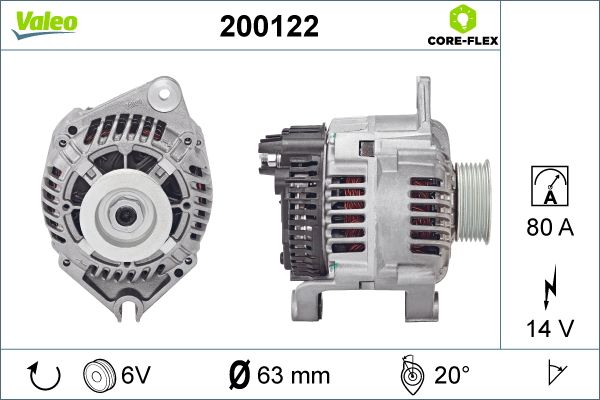 200122 VALEO Генератор