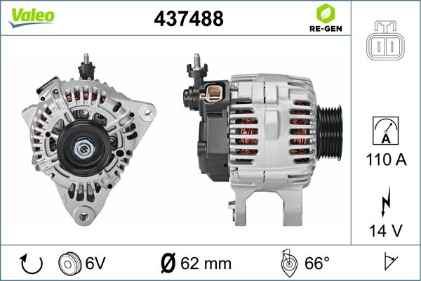 437488 VALEO Генератор