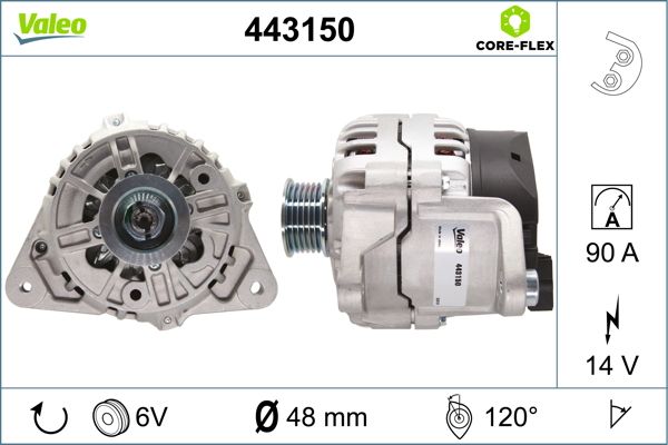 443150 VALEO Генератор