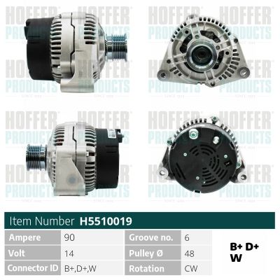 H5510019 HOFFER Генератор