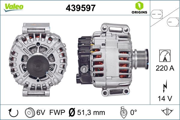 439597 VALEO Генератор