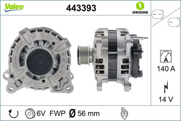 443393 VALEO Генератор