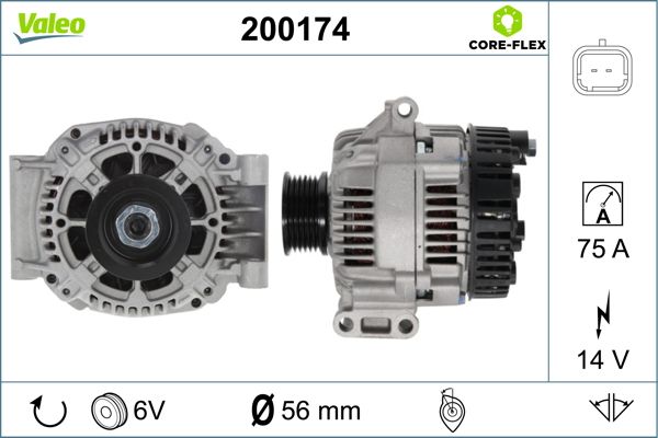 200174 VALEO Генератор
