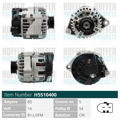 H5510400 HOFFER Генератор