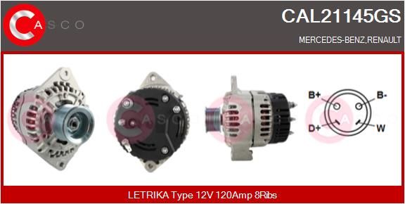 CAL21145GS CASCO Генератор