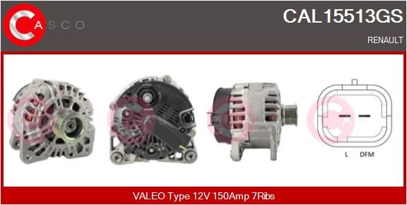 CAL15513GS CASCO Генератор