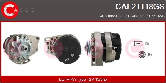 CAL21118GS CASCO Генератор