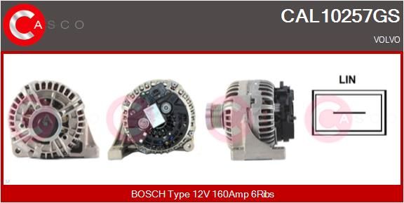 CAL10257GS CASCO Генератор