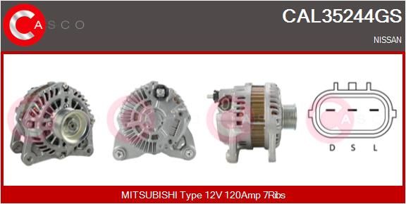 CAL35244GS CASCO Генератор