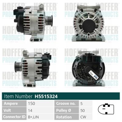 H5515324P HOFFER Генератор