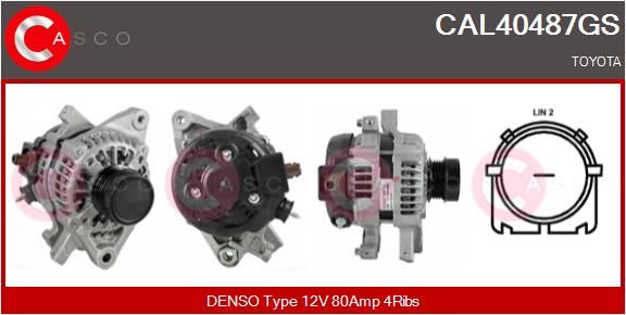CAL40487GS CASCO Генератор