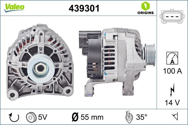 439301 VALEO Генератор