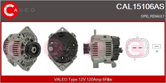 CAL15106AS CASCO Генератор