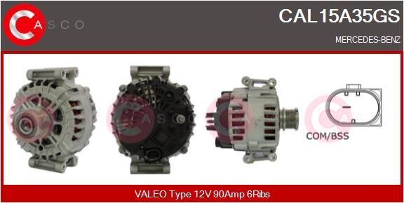 CAL15A35GS CASCO Генератор
