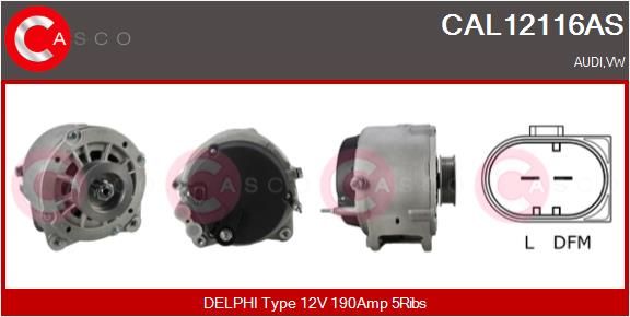 CAL12116AS CASCO Генератор