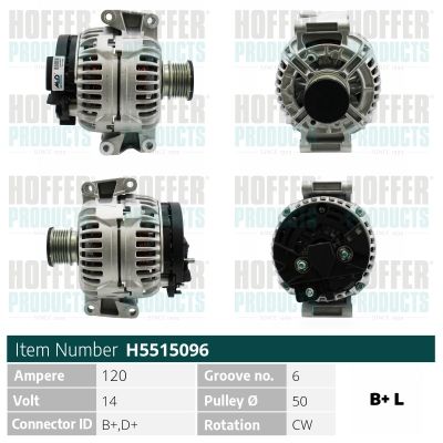 H5515096 HOFFER Генератор
