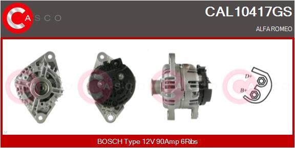 CAL10417GS CASCO Генератор