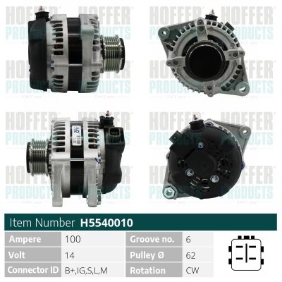 H5540010 HOFFER Генератор