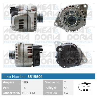 5515501 MEAT & DORIA Генератор