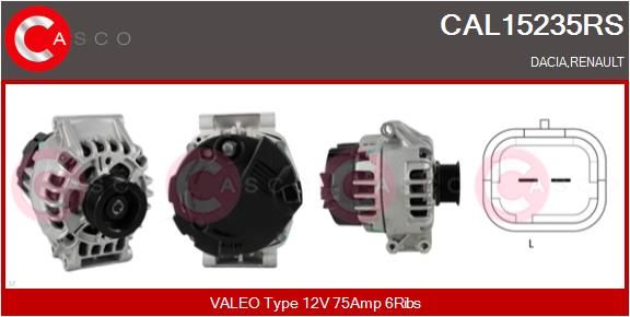 CAL15235RS CASCO Генератор