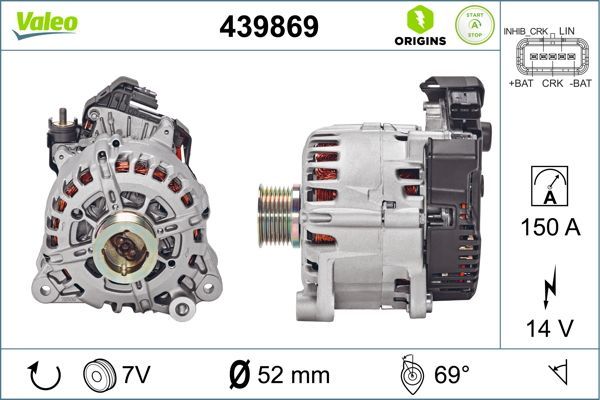 439869 VALEO Генератор