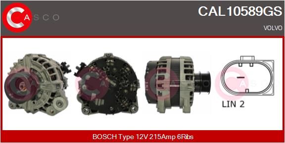 CAL10589GS CASCO Генератор