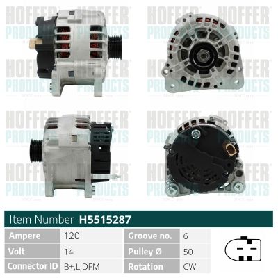 H5515287 HOFFER Генератор