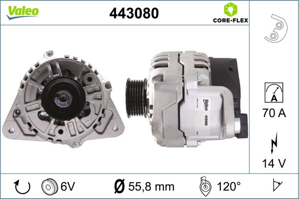 443080 VALEO Генератор
