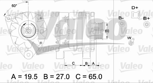 436335 VALEO Генератор