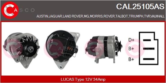 CAL25105AS CASCO Генератор