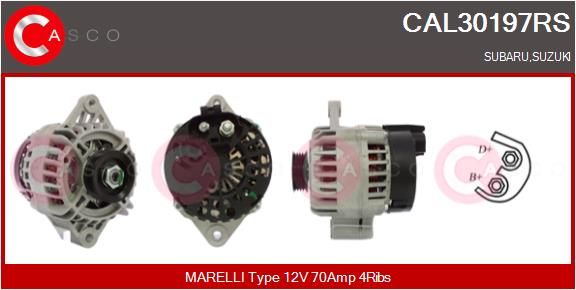 CAL30197RS CASCO Генератор