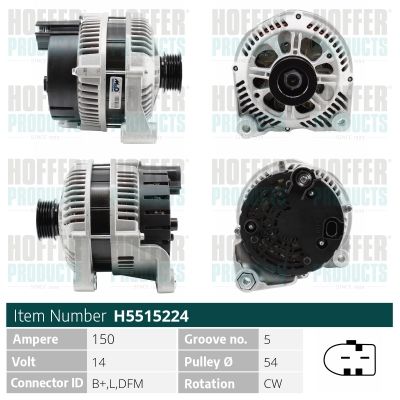 H5515224 HOFFER Генератор