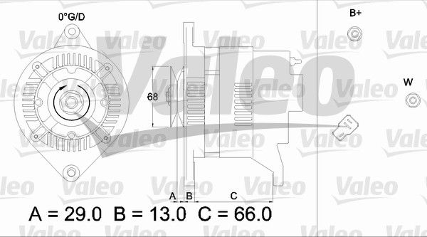 436524 VALEO Генератор