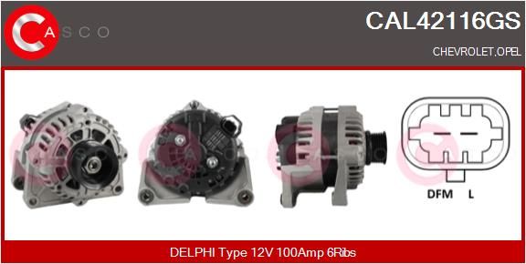 CAL42116GS CASCO Генератор