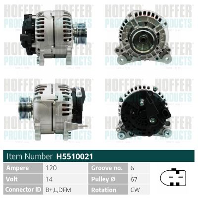 H5510021 HOFFER Генератор