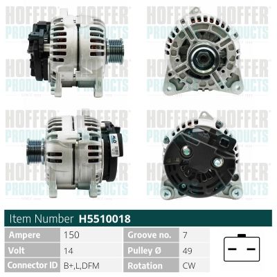 H5510018 HOFFER Генератор