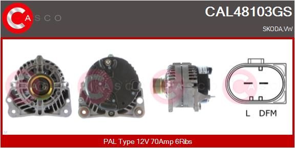 CAL48103GS CASCO Генератор