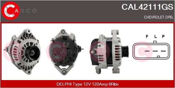 CAL42111GS CASCO Генератор