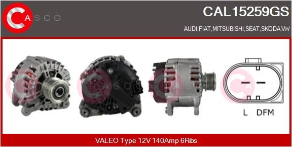 CAL15259GS CASCO Генератор