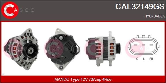 CAL32149GS CASCO Генератор