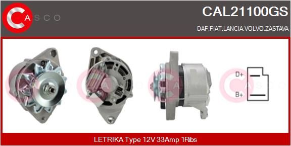 CAL21100GS CASCO Генератор