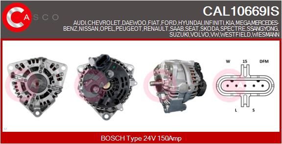 CAL10669IS CASCO Генератор