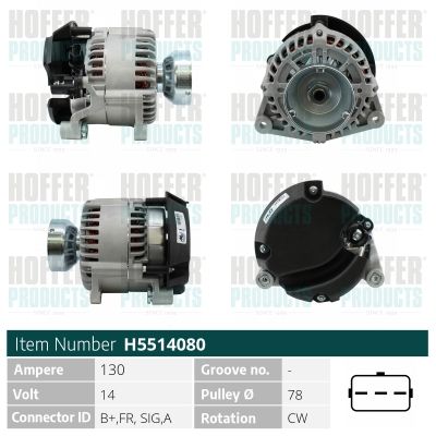 H5514080 HOFFER Генератор