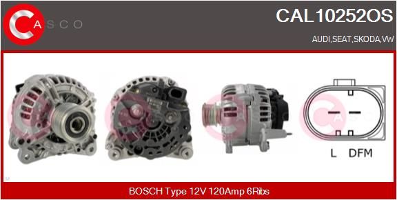 CAL10252OS CASCO Генератор